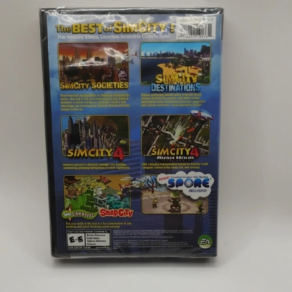 The SimCity Box PC Game Sealed